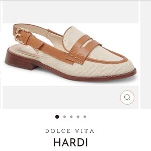 Dolce Vita Hardi Tan and Cream Loafers